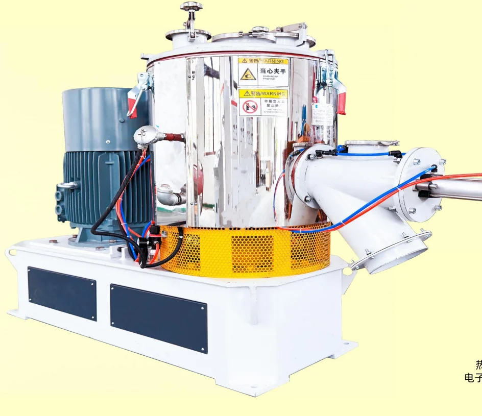 GL Series high speed powder modifier with stainless steel vessel and pneumatic discharge
